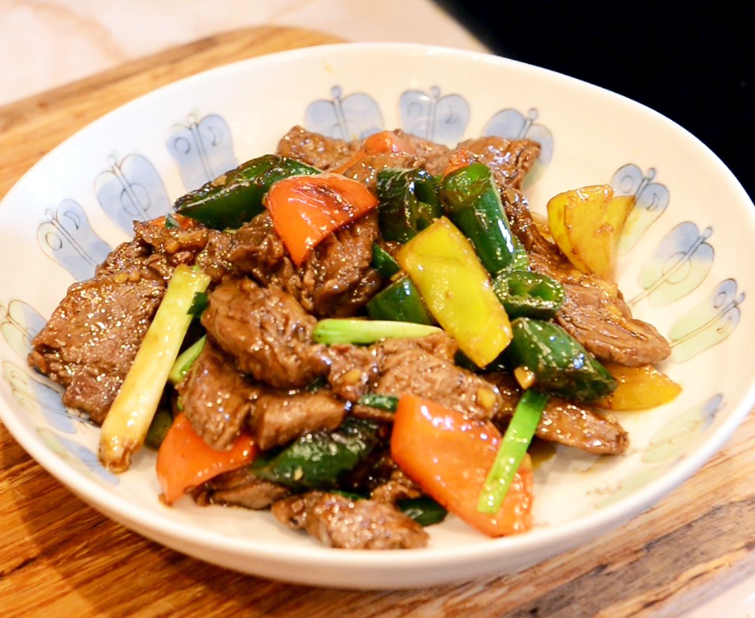 Beef with Vegetables in Oyster Sauce Yosukata